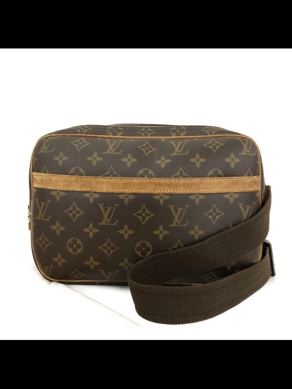 Louis Vuitton Monogram Canvas Men’s Crossbody Bag in Brown